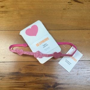 NWT Gymboree Girls Tights and Headband Valentine's Day